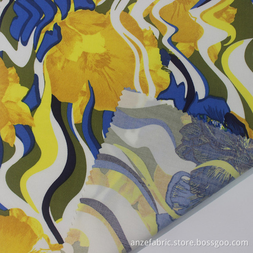 woven Digital Printing Fabric 100% Tencel Twill Fabric